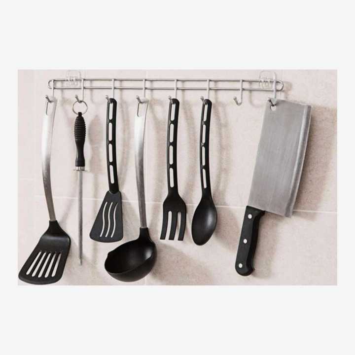 Cloth or Kitchen Hanger 8 hooks Stainless Steel