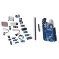 1Set New Starter Kit UNO R3 Mini Breadboard LED Jumper Wire Button for Arduino & 16 in 1 Modules Sensor Kit Project Super Starter Kits for Arduino UNO R3 Mega2560 Mega328 Nano. 