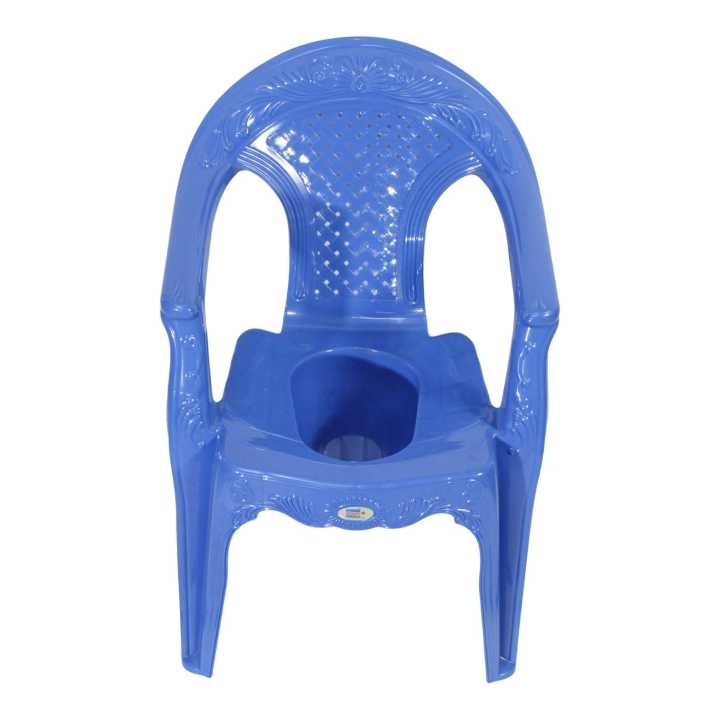 Bagmati Plastic Commode Chair With Arm Rest