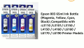 Epson 003 Ink 65ml  Original Ink (Black, Cyan, Magenta, Yellow for Epson Printer) Tri-Color Genuine Ink Bottle (Pack of 4). 
