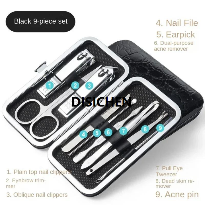 DISICHEN%208/9/11/16/19%20Pcs%20Manicure%20Cutters%20Nail%20Clipper%20Set%20Stainless%20Steel%20Ear%20Spoon%20Nail%20Clippers%20Pedicure%20Nail%20Art%20Tool%20Manicure%20tools%20Special%20-%20Image%202
