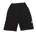 Black Cotton Side Printed Half Pant For Boy. 