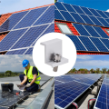 4 Pieces Solar Panel Edge Clamp Brackets Solar End Clamp Adjustable Solar Panel ,35mm. 