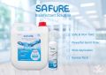 SAFURE Disinfectant Solution(HOCL) – Powerful Germ Killer – Safe on Skin & Safe on Surfaces, 5 Liters. 