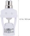 Infrared Sensor Lamp Holder B22 Pin To E27 Screw Lamp Holder With Plug Light Socket Adapter Motion Sensor Plug PC Lamp Head For E27 Led. 