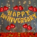 Happy Anniversary Foil Balloon 16 Inch Banner Party Decorations. 