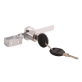 Display Case Lock Sliding Glass Door Ratchet Lock Security Glass Cabinet Lock with 2 Keys. 