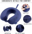 Memory Foam Neck Pillows For Travel Pillows for Sleeping Head Neck Support. 