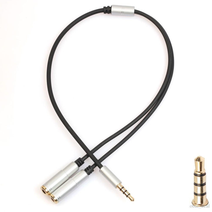 3.5mm%20Audio%20Jack%20Headphone%20Splitter%20Cable%20For%20External%20Speaker%20And%20Headset%20-%20Image%203