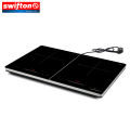 Swifton Double 2 Induction Cooktop Anti Overflow Protection 9 Cooking Power level Power Booster Child Lock Timer SN-i25DH. 