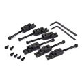10x Guitar Small Size Pots A250K Potentiometers & 6Pcs Metal Guitar Locked String Saddles for Floyd-Rose Tremolo Bridge. 