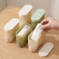 4PCS Durable Plastic Underwear Storage Box Space Saving Portable Socks Storage Box Mini Sealed Storage Box Business Trip Use. 