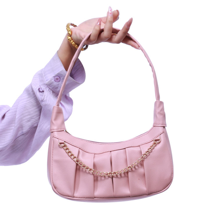 Pink Ladies Shoulder Bag/Hand Bag/Top Handle Bags