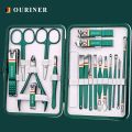 Makeup Set Nail Art Bag Set Nail Clipper Set Pieces High Quality 19 Pack Nail Clippers Stainless Steel Band Folding Scissors Beauty Tools. 
