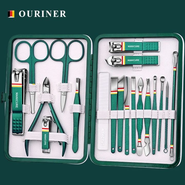 Makeup%20Set%20Nail%20Art%20Bag%20Set%20Nail%20Clipper%20Set%20Pieces%20High%20Quality%2019%20Pack%20Nail%20Clippers%20Stainless%20Steel%20Band%20Folding%20Scissors%20Beauty%20Tools%20-%20Image%202