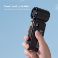 Outdoor Cooling Fan High-Speed Handheld Electric Fan Mini Handheld Violent Fan White. 