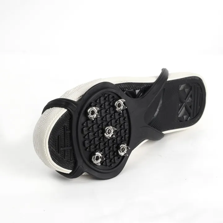 2Pcs%208%20Teeth%20Ice%20Gripper%20Spike%20for%20Shoes%20Winter%20Outdoor%20Anti-Slip%20Hiking%20Mountain%20Climbing%20Crampons%20Anti-slip%20Shoe%20Covers%20-%20Image%205