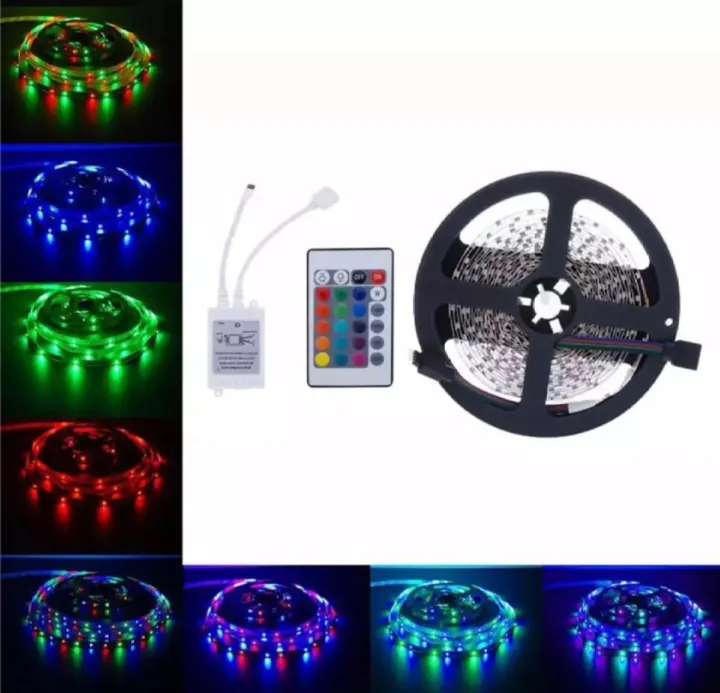 SMD%205M%20Strip%20Multicolored%20Led%20Strip%20Lights%20USB%20Powered%20With%20Remote%20-%20Image%204