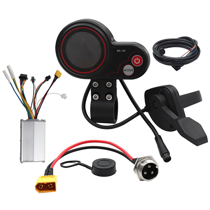 QS-S4 36V-60V pouce accélérateur LCD affichage + clé de