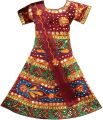 Radha Dress For Girl (Multicolour/Design May Vary) By Arushi. 