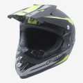 Shell Black/Neon Green Matt Finish 125 Dirt Helmet. 