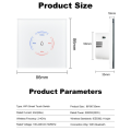 WIFI Smart Touch Switch Smart Life App Remote Control Tuya EU 40A 8000W for Home B. 