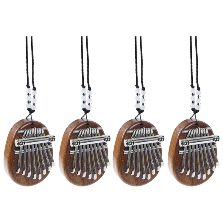 FORIDE 4X Mini Kalimba 8 Keys Thumb Piano Great Sound Finger Keyboard Musical Instrument