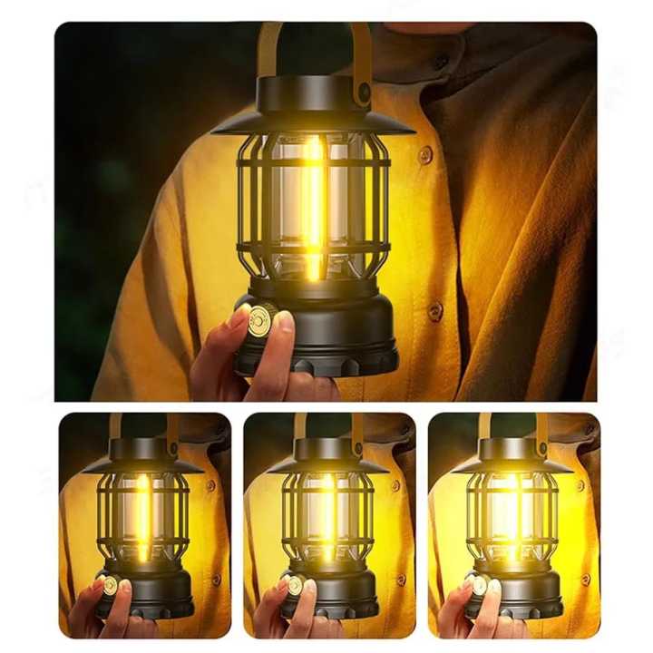 Solar Emergency Light Multifunctional LED Camping Lights USB Rechargeable Lamp Portable Lanterns Remote Control