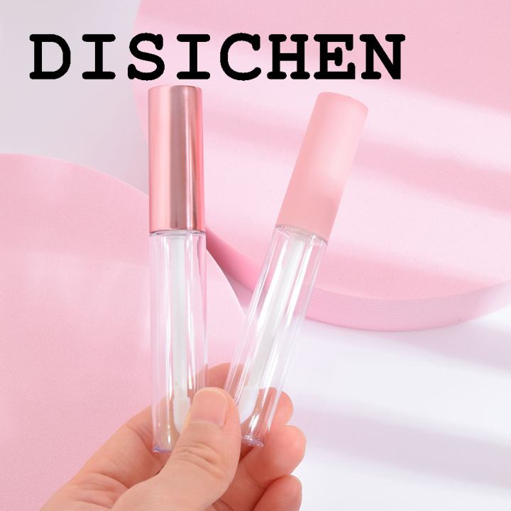 DISICHEN%201pc%2010ml%20Empty%20Round%20Lip%20Gloss%20Tube%20With%20Wand%20Applicator%20Refillable%20Plastic%20Lipstick%20Lip%20Balm%20Bottles%20Vials%20DIY%20Container%20New%20-%20Image%202