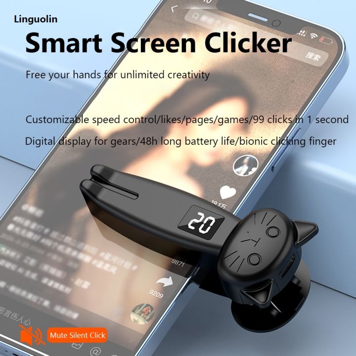 Linguolin%202025%20E-Reader%20Controller%20Bluetooth-Compatible%205.3%20Camera%20Shutter%20Smart%20Phone%20Auto%20Clicker%20Ring%20for%20TikTok%20for%20Android%20IPhone%20Tablets%20-%20Image%204