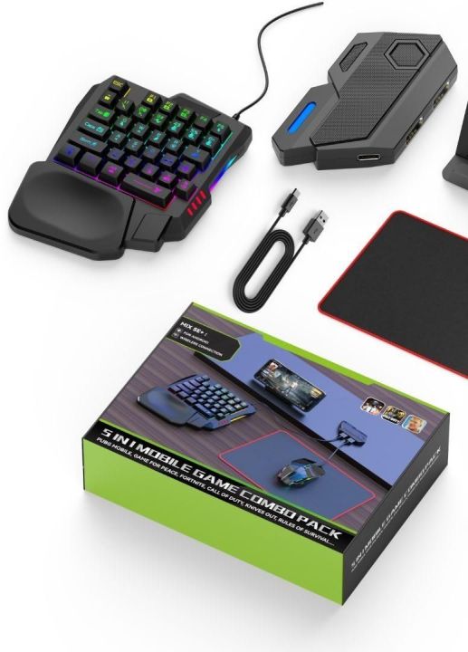 Mix Se 5in 1 Gaming Combo Keyboard & Mouse For Android Mobile