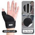 Wrist brace with sprained finger splint tendon brace arthritis arthritis bracer sheath to recover from injury brace to hold. 
