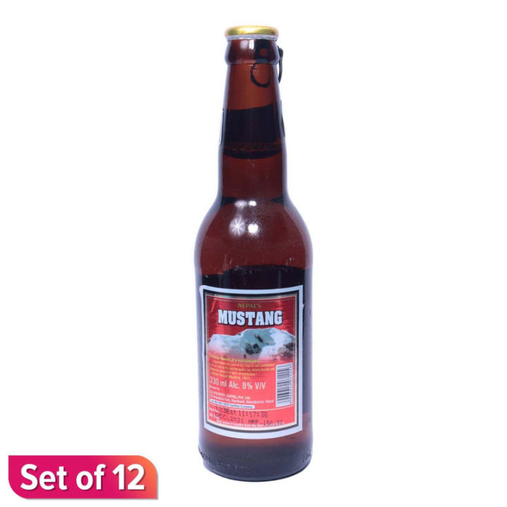 Mustang%20Premium%20Strong%20Beer,%20330ml,%2012%20Piece%20-%20Image%203