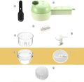 4 in 1 Portable Electric Vegetable Cutter Set. 