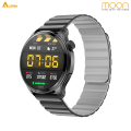 Alewa Moon Amoled Round Metallic Smart Watch | 5.3 BT Call | 3ATM Waterproof | Dustproof | 290mah Battery | DaFit App (Rose Gold/Black/Starry Silver). 