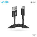 Anker Zolo USB- A to USB- C Cable (3.3 ft, Braided). 