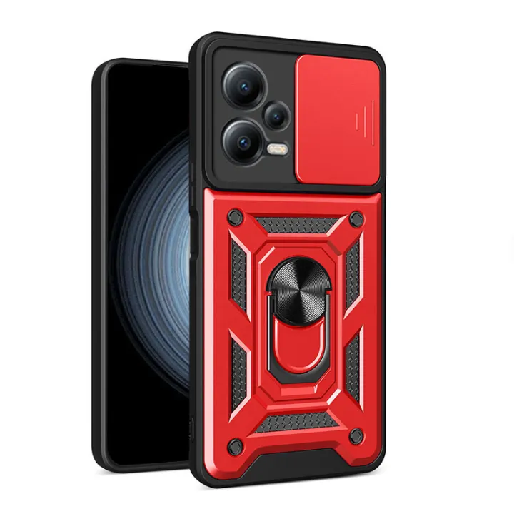 Vantime%20for%20Xiaomi%20Redmi%20Note%2012%205G%20Case%20Stand%20Slide%20Lens%20Cover%20Shockproof%20Hard%20Phone%20Back%20Casing%20-%20Image%206