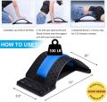 Multi-Level Back Stretcher Support | Spine Posture Corrector & Chiro-Board for Back Pain Relief. 
