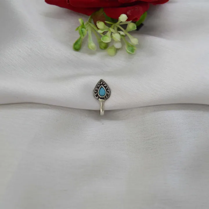Oxidized%20Silver%20Toned%20Stone%20Clip%20on%20Nose%20Ring%20/%20Nathi/%20Nathiya%20For%20Women-%201pc%20-%20Image%202