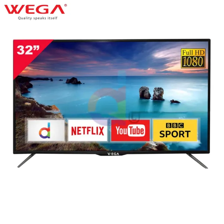 Wega%2032%20"%20LED%20Smart%20TV%20Double%20Glass%204%20GB%20ROM%20With%20Android%209.0%20-%20Image%202