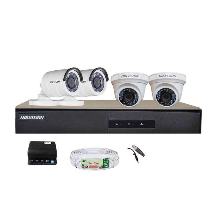Hikvision 8 Channel ColorVU HD CCTV Package with DVR,1TB Hard Disk