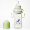 BPA Free Plastic PP Cheap Baby Feeding Bottle Food Grade Feeding Supplies PP Baby Bottle 250 Ml With Handle. 