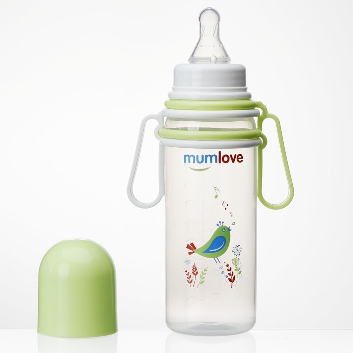 BPA Free Plastic PP Cheap Baby Feeding Bottle Food Grade Feeding