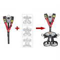Outdoor Upper Body Shoulder Strap Mountaineering Safety Belt Climbing Belt Downhill Rescue. 