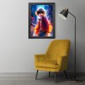 Monkey D Luffy Poster (Framed) | A4 Sized | One Piece Poster. 