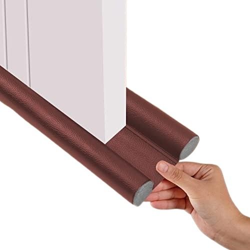 NepLiving Door Stop Twin Door Draft Dodger Guard Stopper Energy Saving