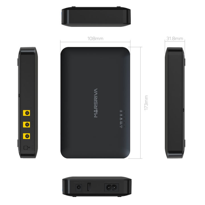 MARSRIVA%20KP1%20Smart%20Mini%20DC%20UPS%20Keep%20Wi-Fi%20Power%20On%20%20%2018Watts%20%20Max.,%208000mAh%20Router%20UPS%20-%20Image%205