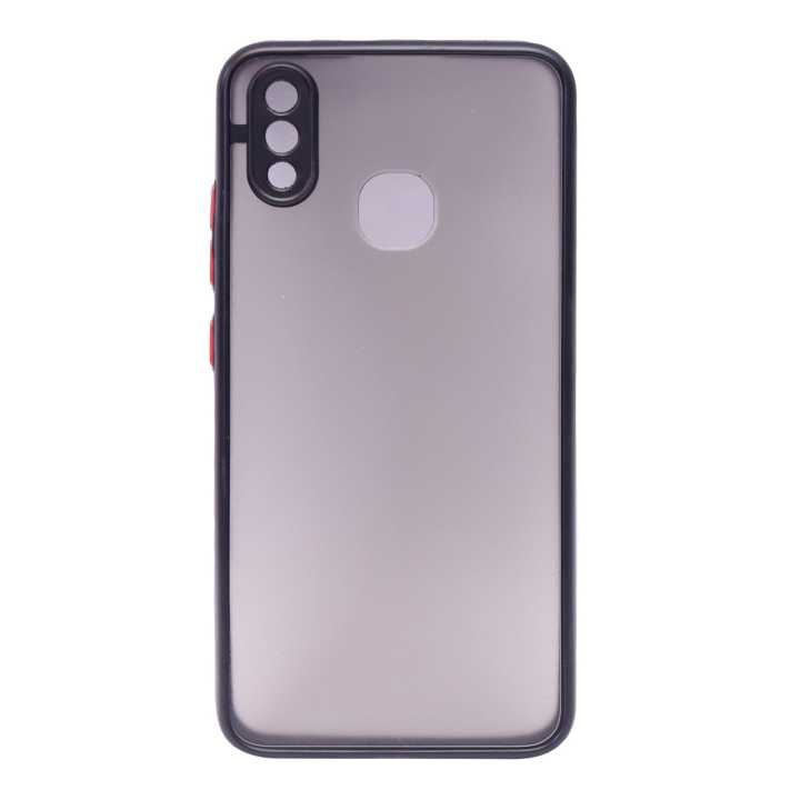 Vivo Y93 Black/Red Mobile Back Cover