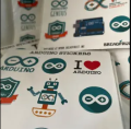 Multiple ARDUINO STICKERS for creators. 