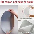 Self Adhesive Acrylic Plastic Wall  Mirrors 40 * 30 (Silver). 